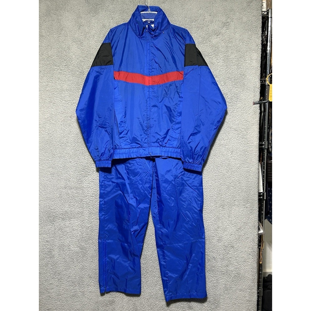 Vintage Staff By Wilson Nylon Tracksuit Set Windbreaker Jacket Pants Mens XL